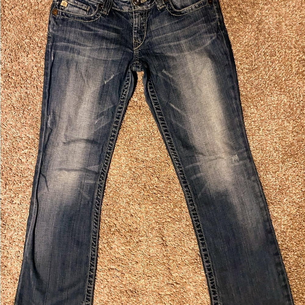 27Reg. Vintage Big Star "Casey M”Low rise fit Medium wash Great Condition